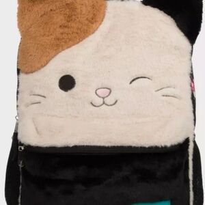 Squishmallows 16in Kitty Black Backpack for Kids New with Tags